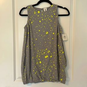 Girls Stem Splatter Bubble Dress - 8